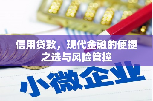洮北信用贷款，现代金融的便捷之选与风险管控