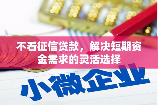 陵川不看征信贷款，解决短期资金需求的灵活选择