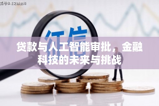 阿莲贷款与人工智能审批，金融科技的未来与挑战