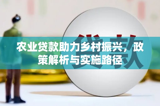 高平农业贷款助力乡村振兴，政策解析与实施路径