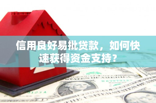 察雅信用良好易批贷款，如何快速获得资金支持？