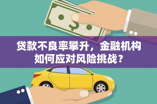 西屯贷款不良率攀升，金融机构如何应对风险挑战？