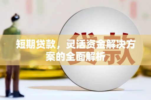 新晃短期贷款，灵活资金解决方案的全面解析