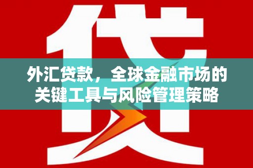 晋中外汇贷款，全球金融市场的关键工具与风险管理策略