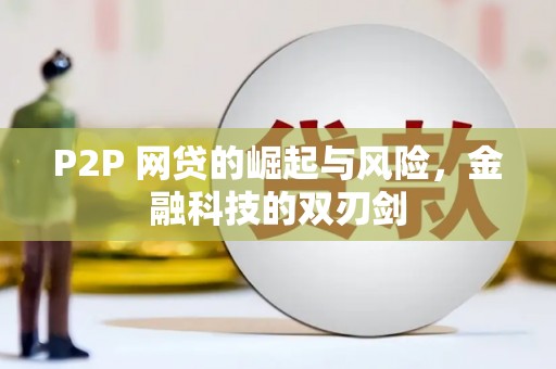 抚远P2P 网贷的崛起与风险，金融科技的双刃剑