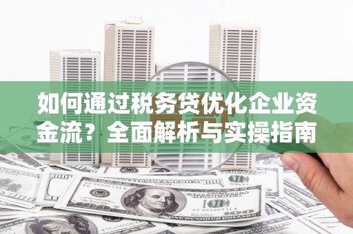 西青如何通过税务贷优化企业资金流？全面解析与实操指南