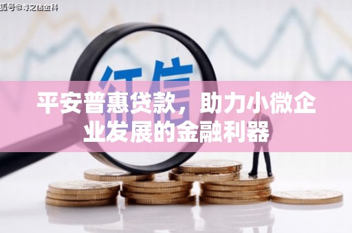 公馆平安普惠贷款，助力小微企业发展的金融利器