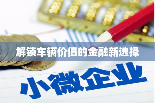 民权解锁车辆价值的金融新选择