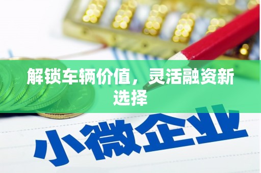 富县解锁车辆价值，灵活融资新选择