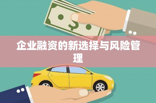 科尔沁左翼后旗企业融资的新选择与风险管理