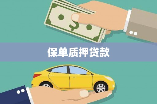 灌阳保单质押贷款